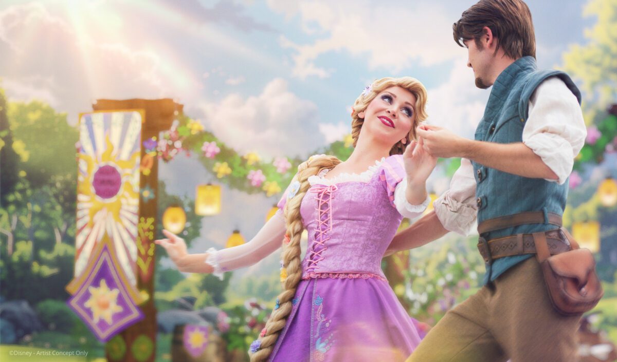 Musical Meet-up with Rapunzel and Flynn