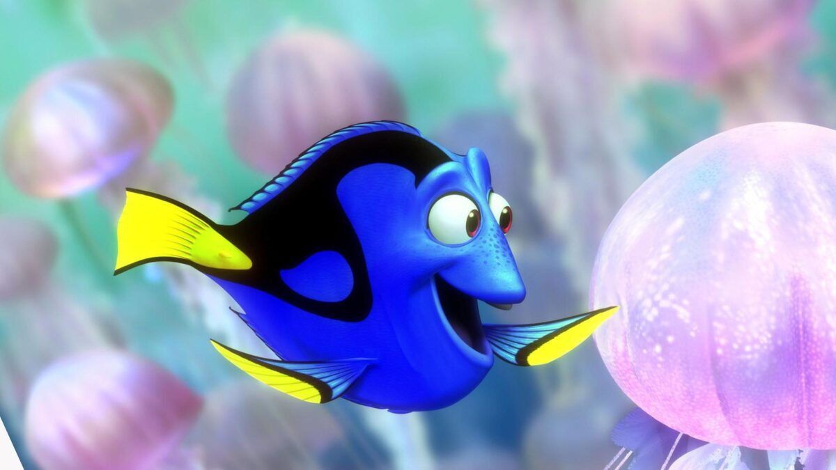 Findet Nemo, Dorie: Weißt du was du machen musst, wenn du frustriert bist? Einfach schwimmen, einfach schwimmen