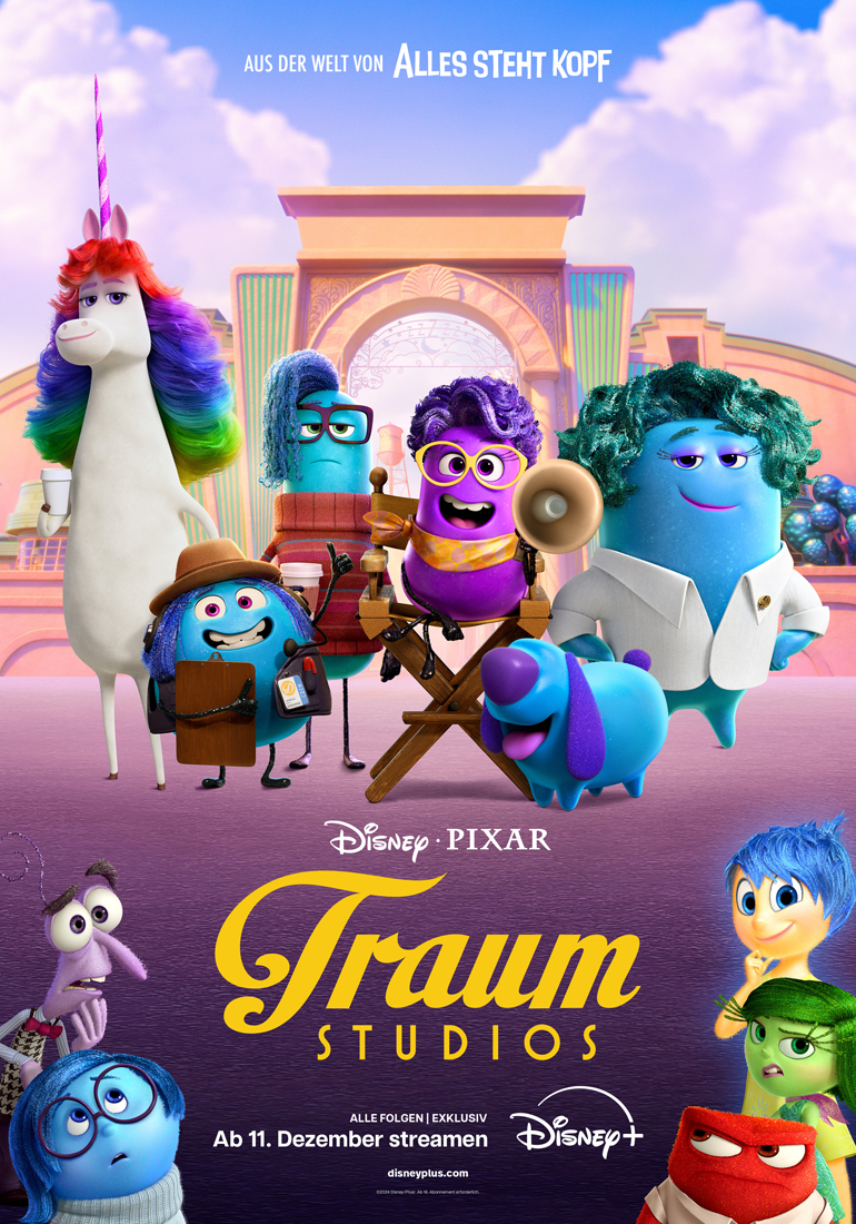 Die Disney-Pixar Serie Traum Studios ist ab sofort auf dem Streaming-Dienst Disney+ verfügbar
