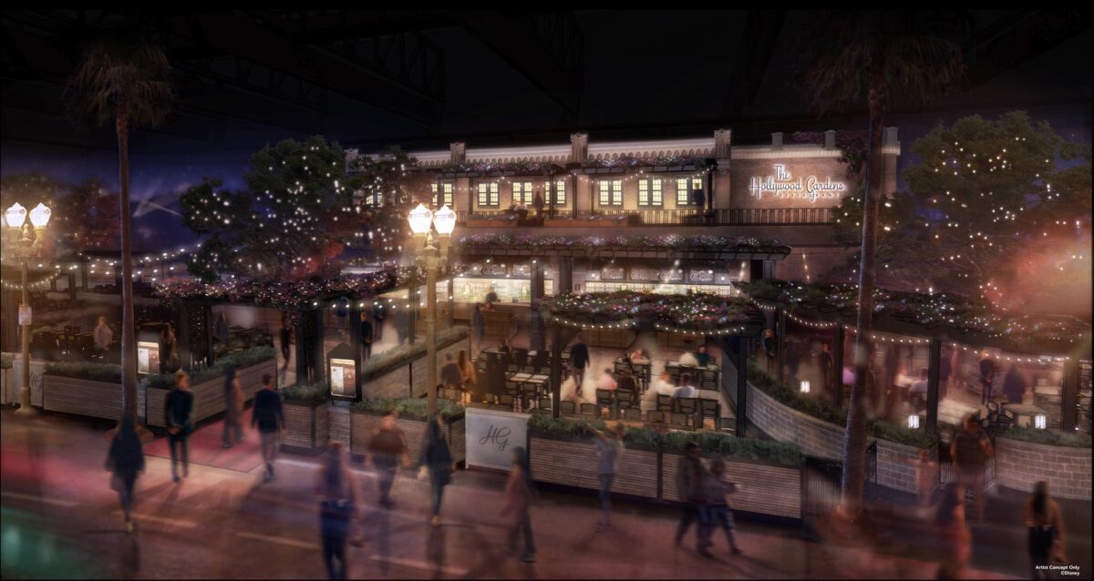 World Premiere: Ein Blick auf den neuen Eingangsbereich in Disneyland Paris 8 Das neue Hollywood Gardens Restaurant in World Premiere in Disneyland Paris