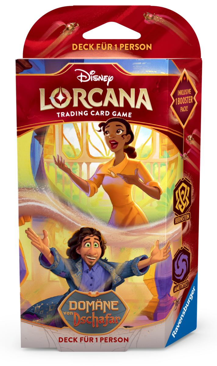 Disney Lorcana: Domäne von Dschafar  Starter-Deck Tiana und Bruno Madrigal