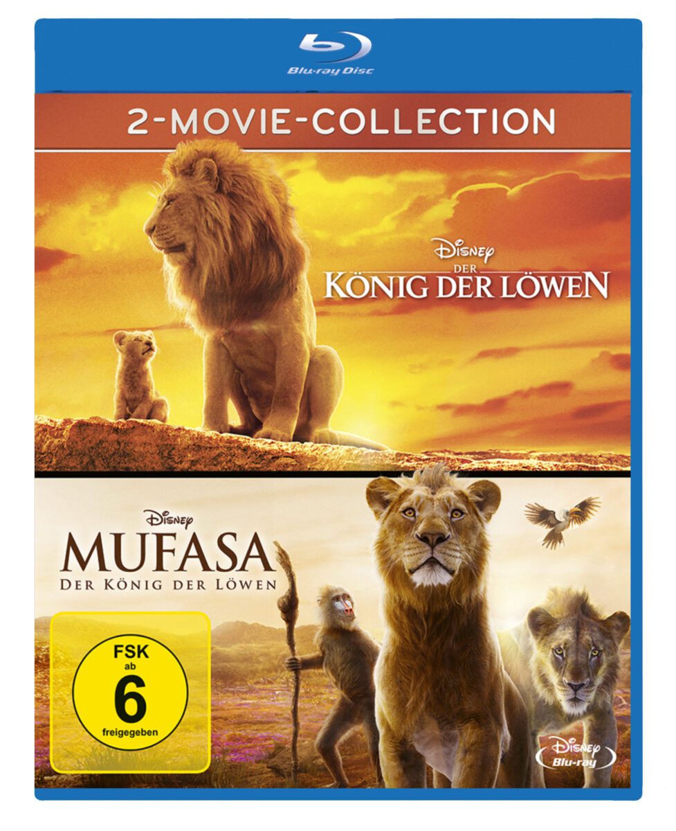 Mufasa: Der König der Löwen 2-Movie-Collection auf Blu-ray
