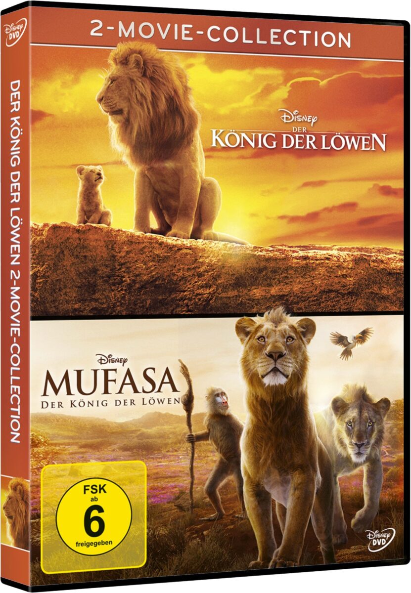 Mufasa: Der König der Löwen 2-Movie-Collection auf DVD