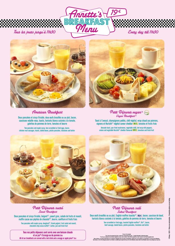 Neue Menüs in Disneyland Paris: Annette’s Diner und The Lucky Nugget Saloon