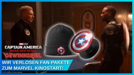 Fanpaket-Gewinnspiel zum Marvel-Kinostart von Captain America: Brave New World am 13. Februar 2025