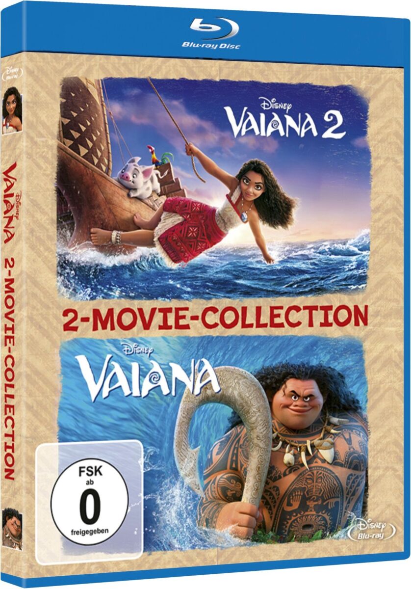 Vaiana und Vaiana 2 2-Movie-Collection auf Blu-ray Disc