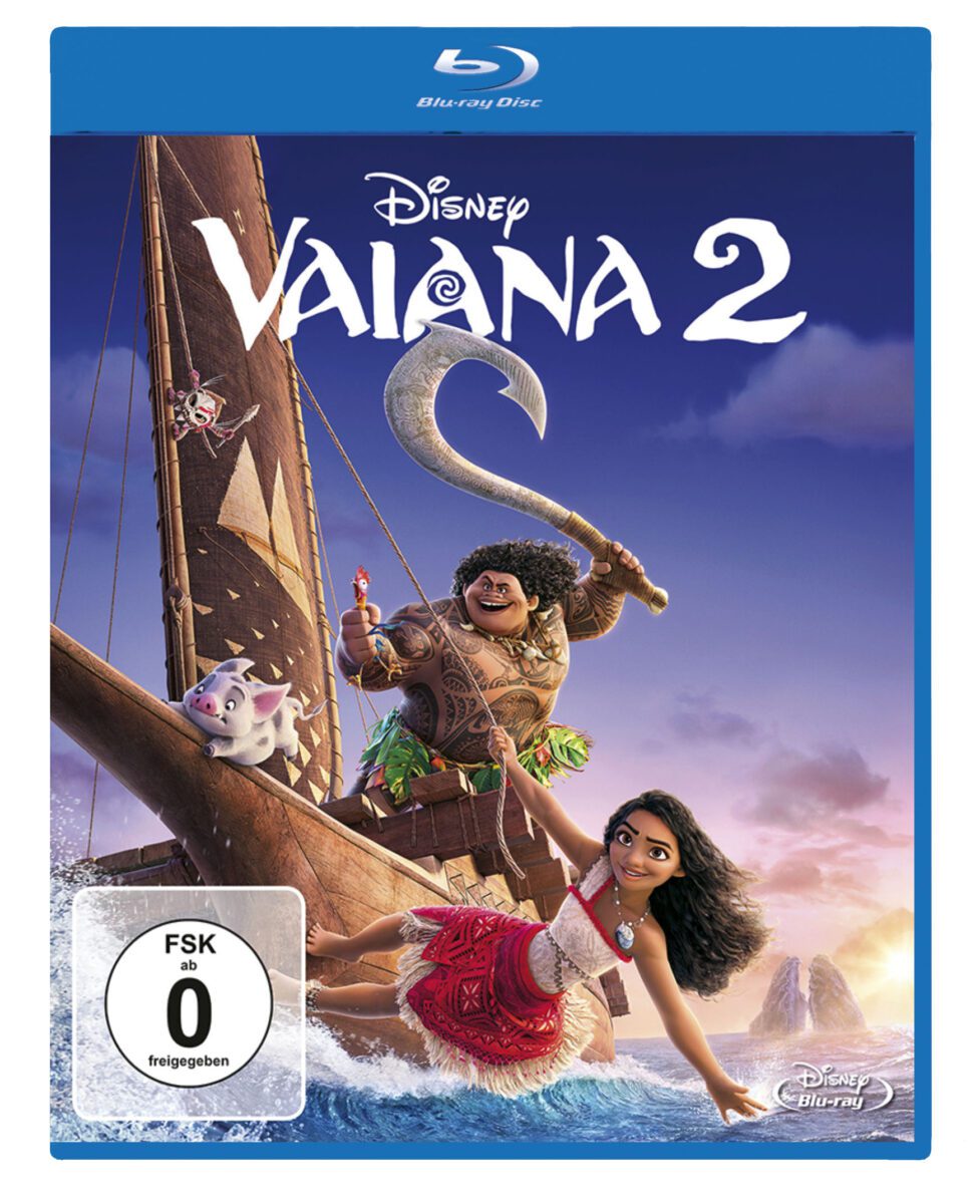 Vaiana 2: deutsches Blu-ray Disc Cover