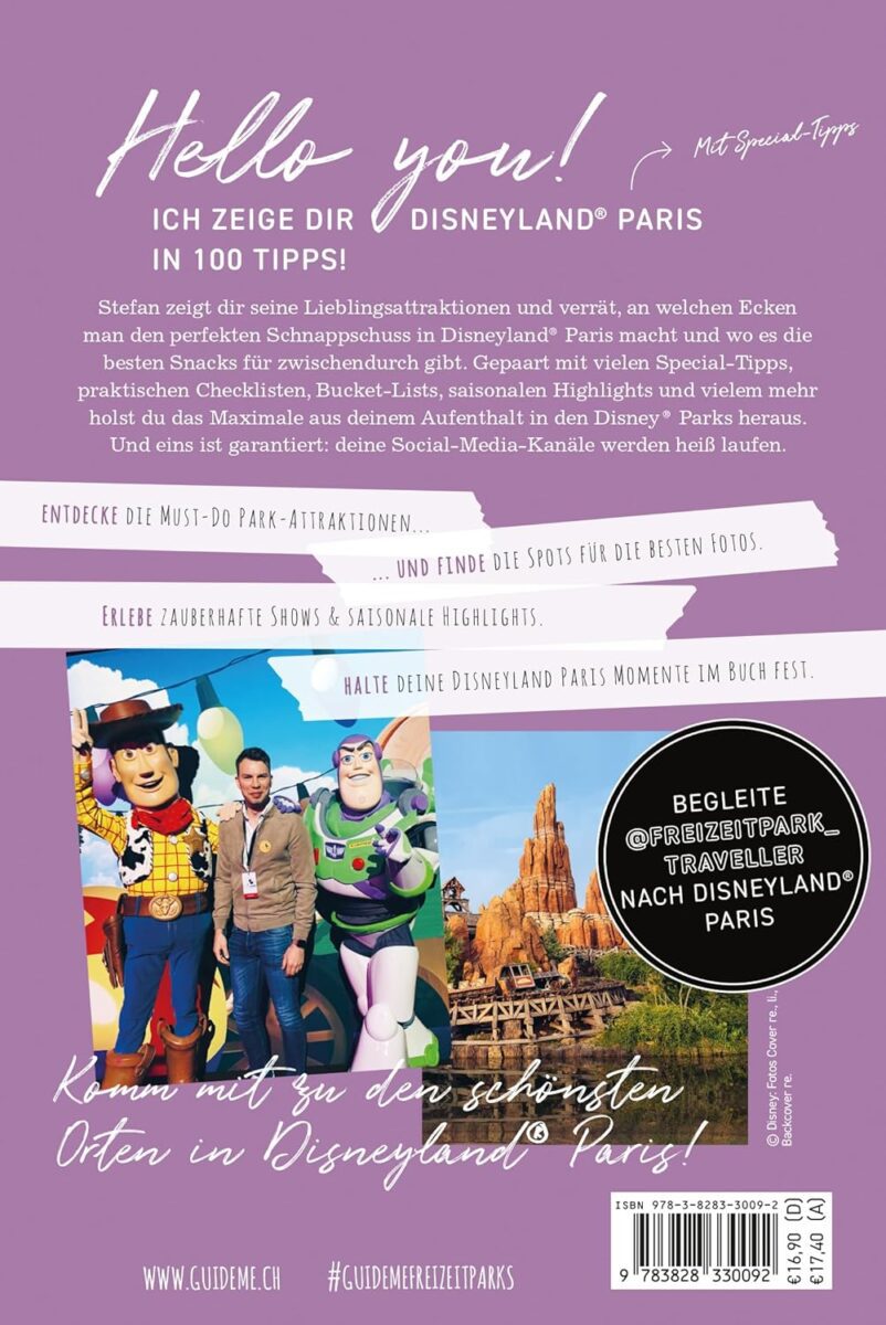 Disneyland Paris Guide Buch von Freizeitpark Traveller