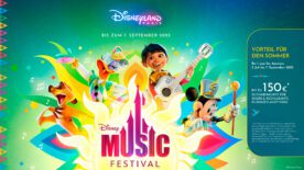 150€ Gutscheinkarte zum Disneyland Paris Aufenthalt dazu - jetzt buchen mit Disney Music Festival