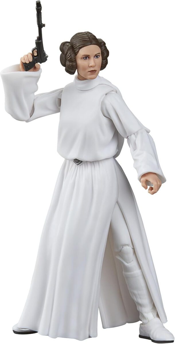 Star Wars Day Gewinnspiel mit Premium Darth Vader Helm als Hauptpreis – Gewinne galaktische Preise zum ultimativen Fan-Feiertag 5 1x Star Wars The Black Series Leia Organa, Star Wars: Eine neue Hoffnung Action-Figur (15 cm) von Hasbro (Wert: 29,99 €)