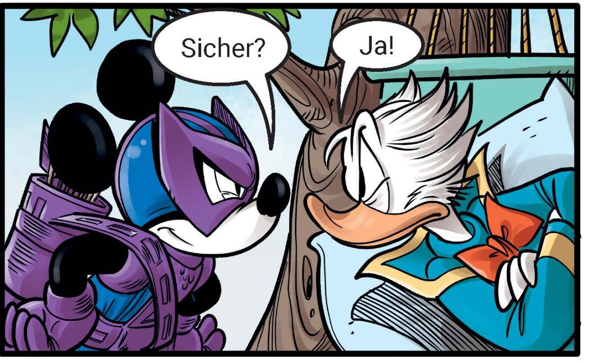Gewinnspiel: LTB 598 – „What if …? Donald Duck became Wolverine“! Gewinne das spektakuläre Marvel x Disney Crossover! 5 DE DDP0598 009.p1 p2