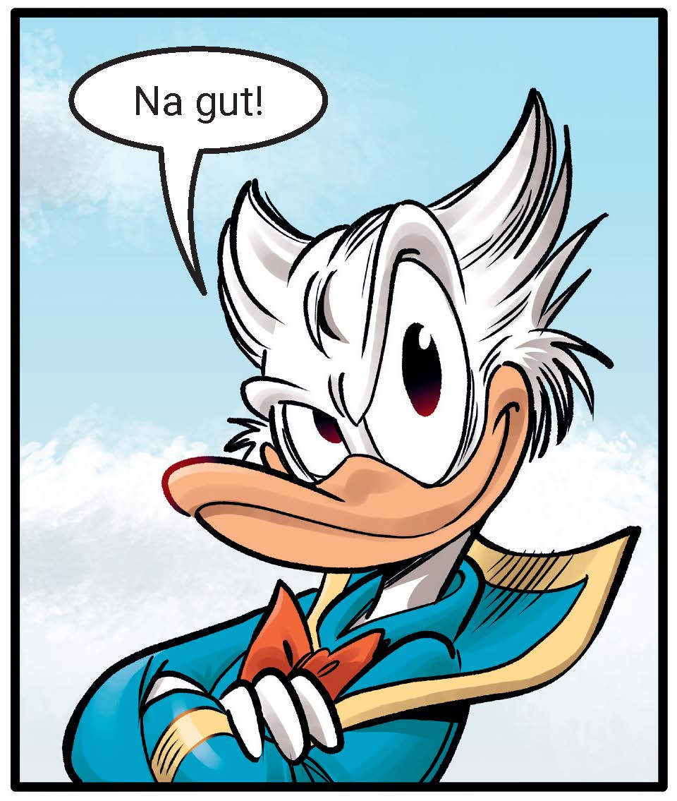 Gewinnspiel: LTB 598 – „What if …? Donald Duck became Wolverine“! Gewinne das spektakuläre Marvel x Disney Crossover! 7 DE DDP0598 016.p1 p1