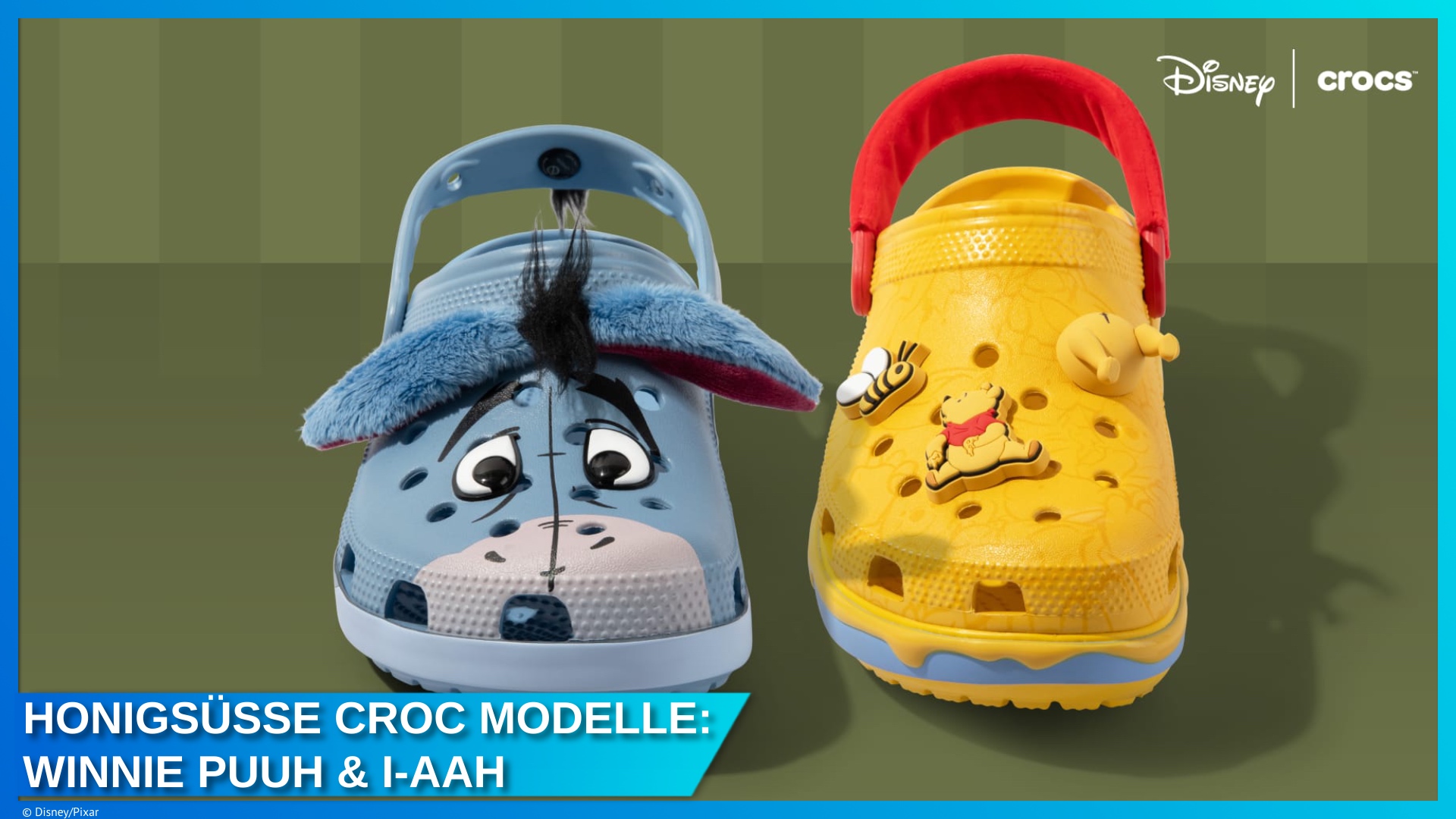 Winnie Puuh Schuhe von Crocs Kollektion 2025