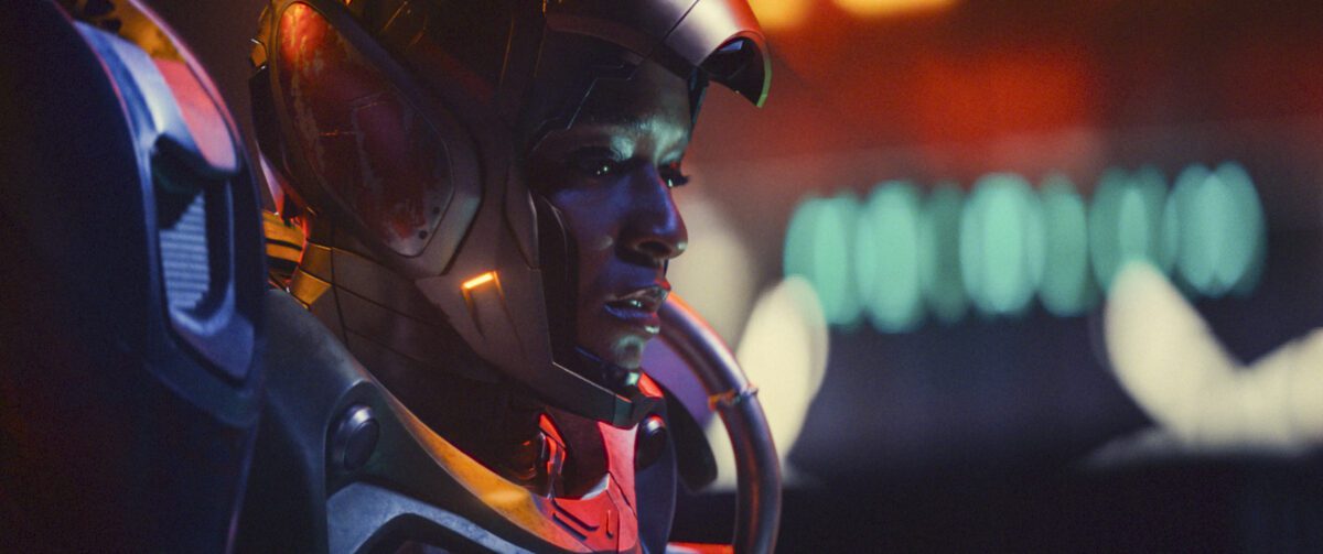 Riri Williams in ihrem Ironheart Anzug