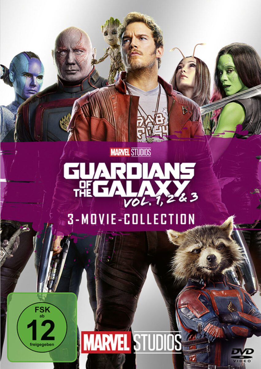 Guardians of the Galaxy 3-Movie-Collection DVD