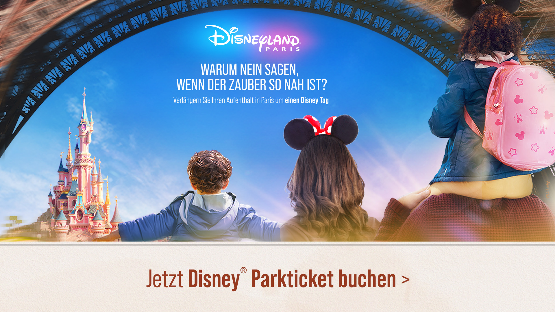Tagestrip nach Disneyland Paris im nächsten Frankreich Urlaub