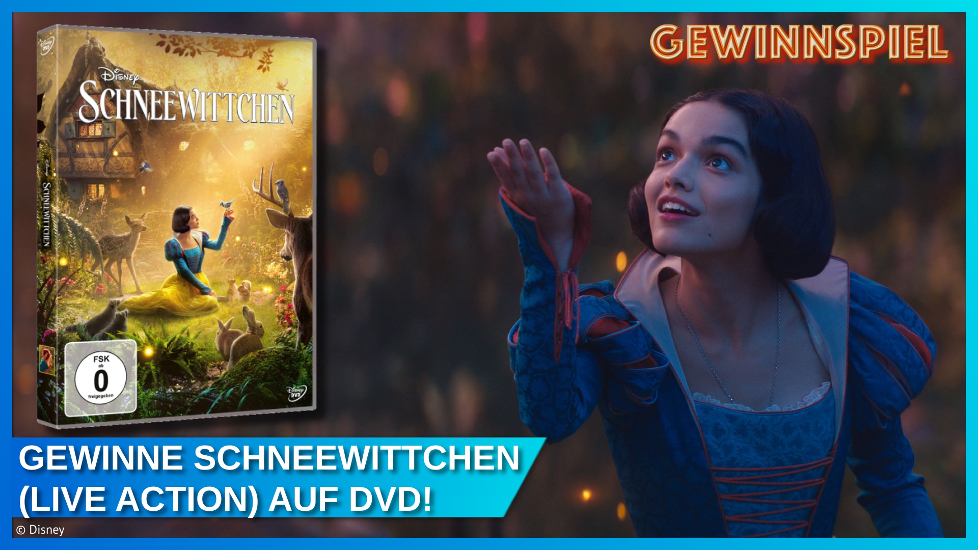 Schneewittchen Disney DVD Gewinnspiel
