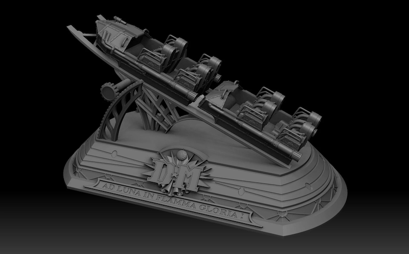 Disneyland Paris feiert 30 Jahre (Hyper-) Space Mountain – mit neuem Lichtdesign und exklusiven Sammlerartikeln! 4 Züge von Space Mountain – De la Terre à la Lune, © Disneyland Paris