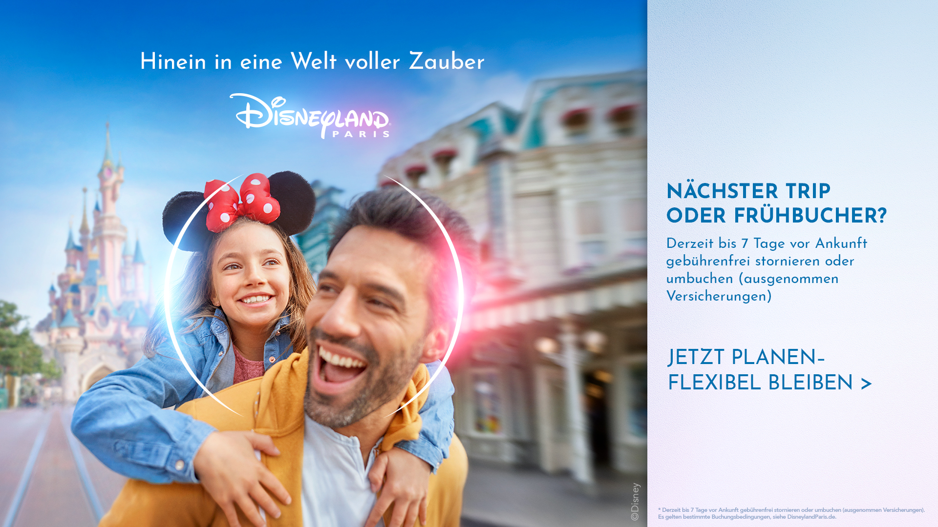 Disneyland Paris flexibel buchen
