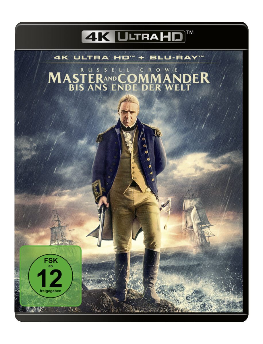 Master and Commander - Bis ans Ende der Welt - ab 5. Dezember 2025 auf 4K Ultra HD Blu-ray
