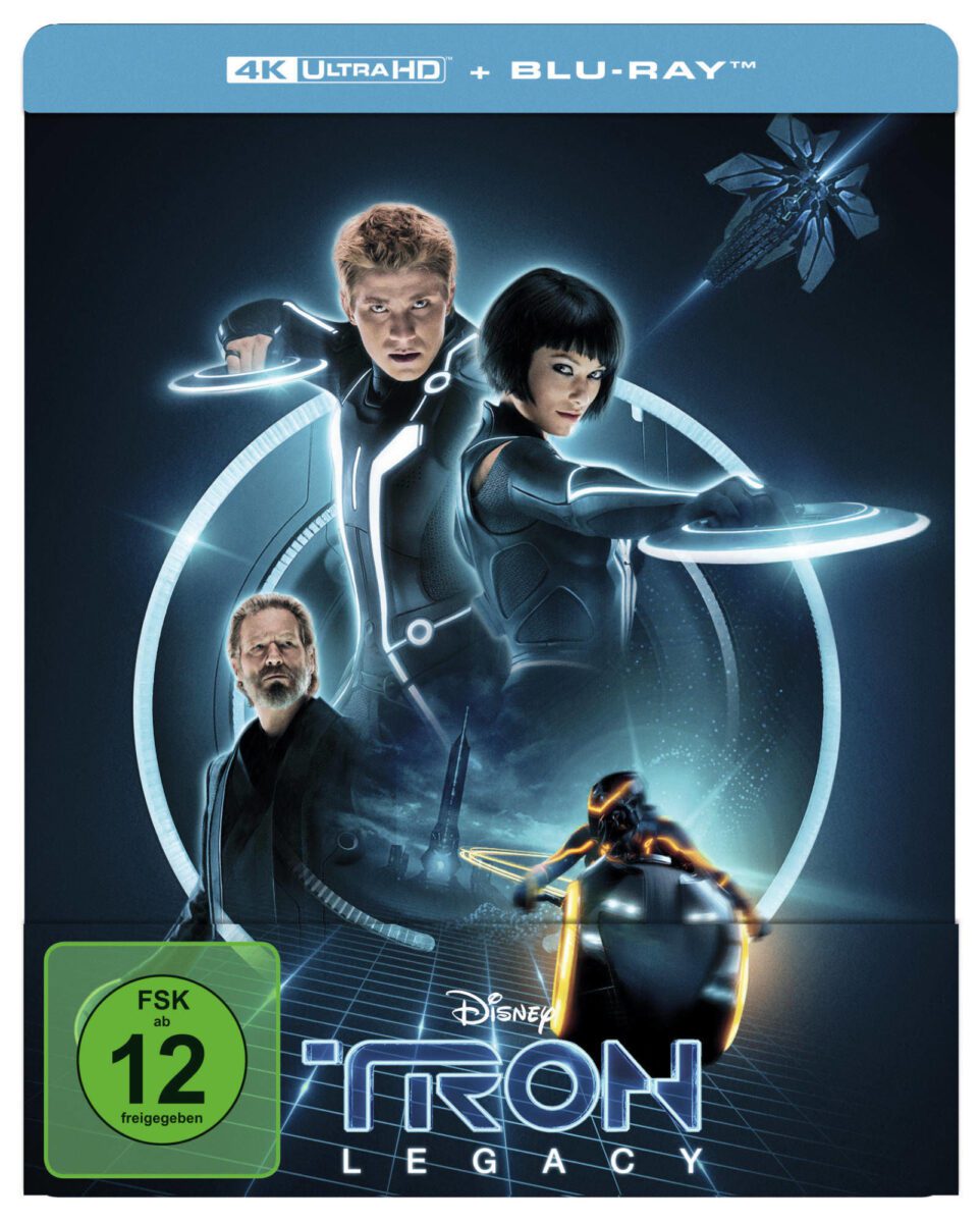 Tron: Legacy - ab 3. Oktober 2025 im limitierten 4K Ultra HD Blu-ray Steelbook