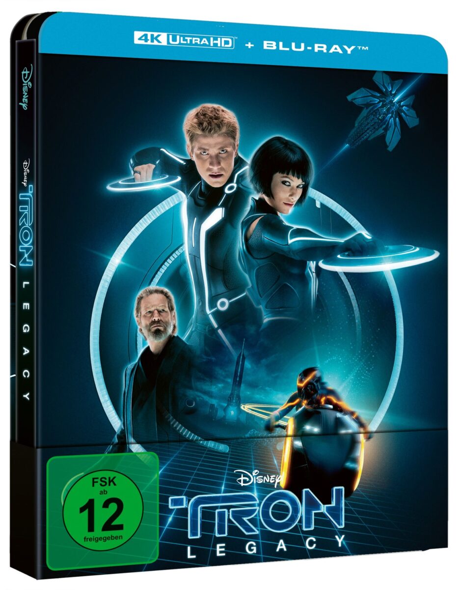 Tron: Legacy - ab 3. Oktober 2025 im limitierten 4K Ultra HD Blu-ray Steelbook