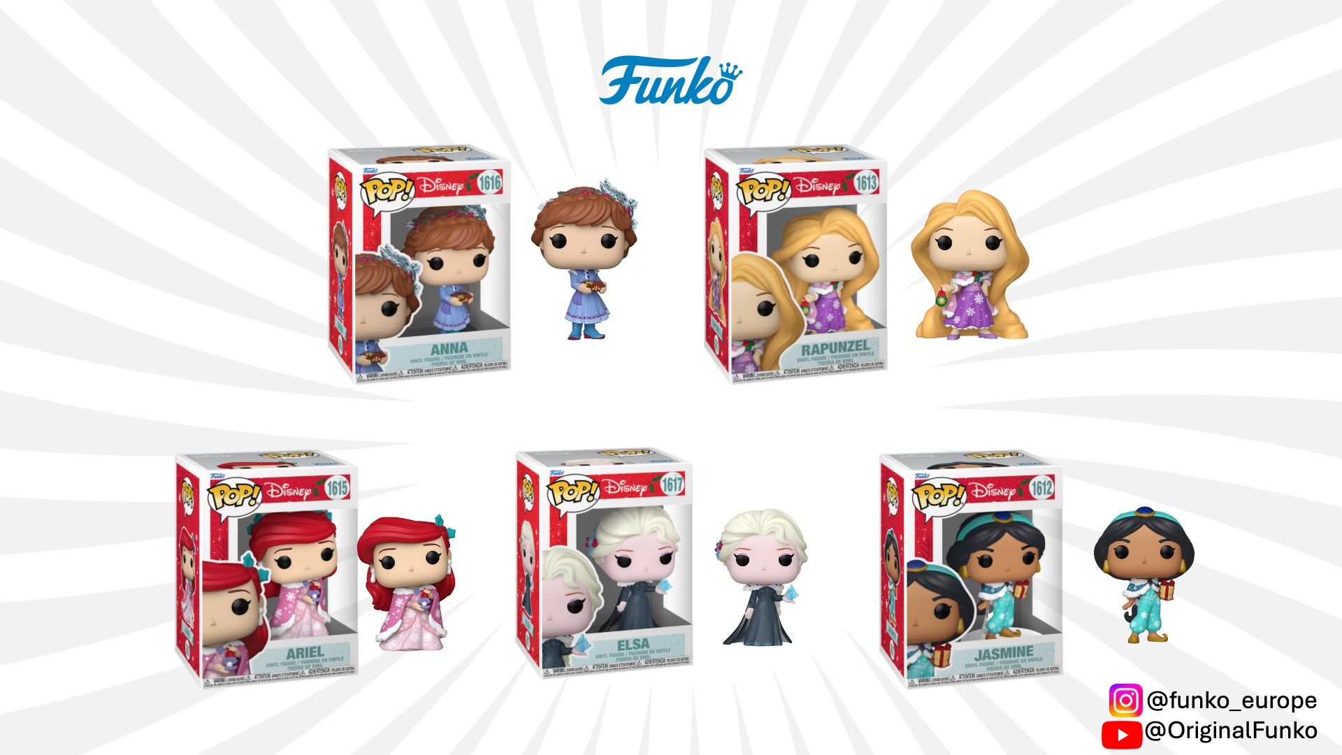 Funko Pop Gewinnspiel: Disney Prinzessinnen im Winter Outfit