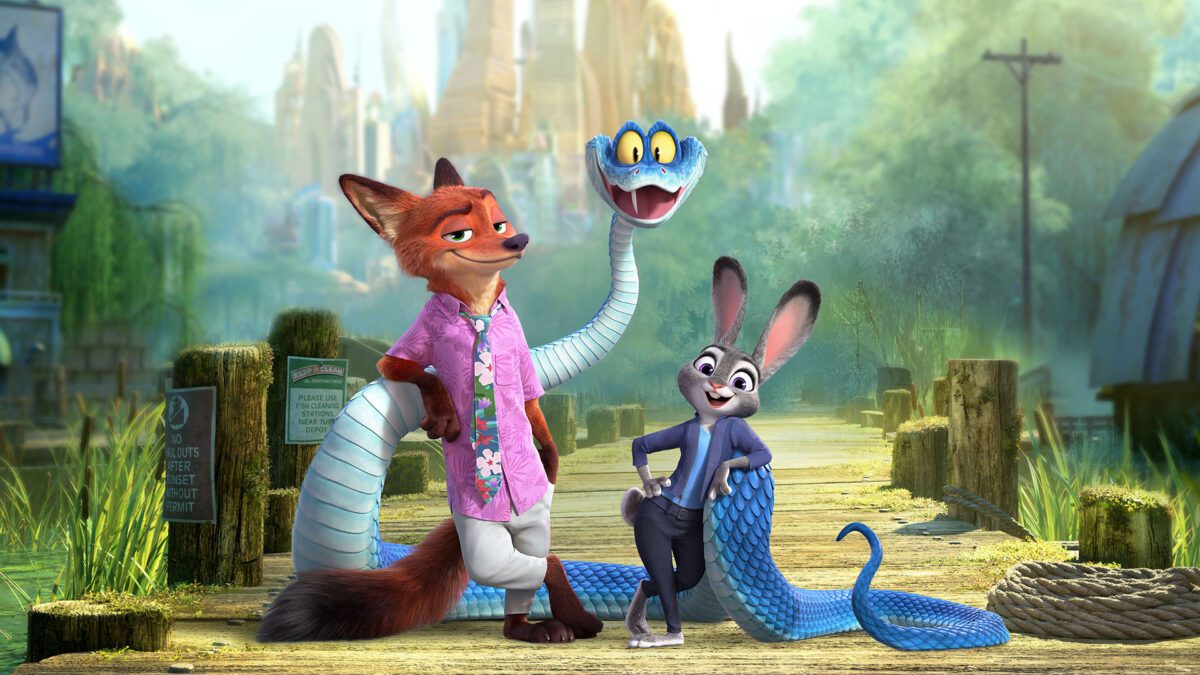 Nick Wilde und Judy Hopps as undercover in Zoomania 2