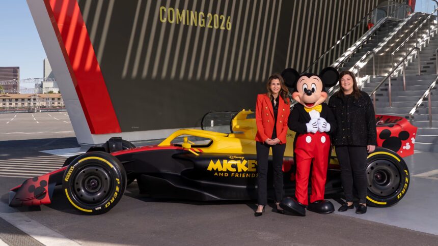 Mickey & Friends erobern den Las Vegas Grand Prix – Mit „Fuel The Magic“ startet Disney in die neue Formel 1 Saison