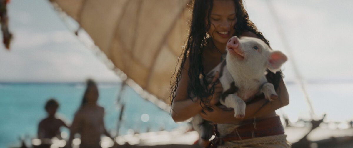 Catherine Laga‘aia als mutige Heldin in der Moana Realverfilmung.