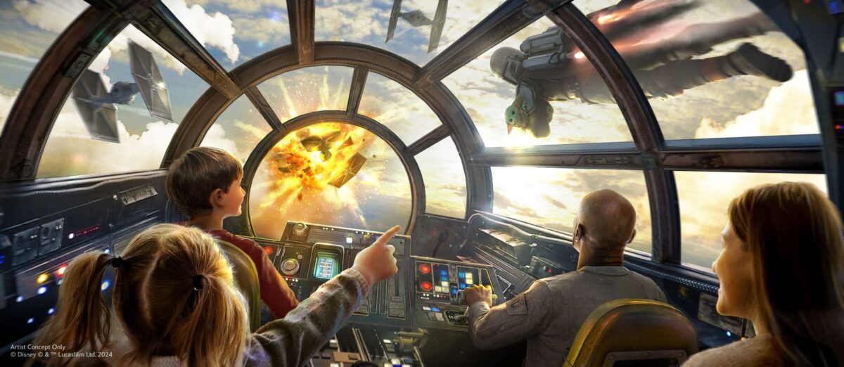 Millennium Falcon: Smugglers Run bekommt neue Missionen mit The Mandalorian and Grogu in Disneyland und Walt Disney World