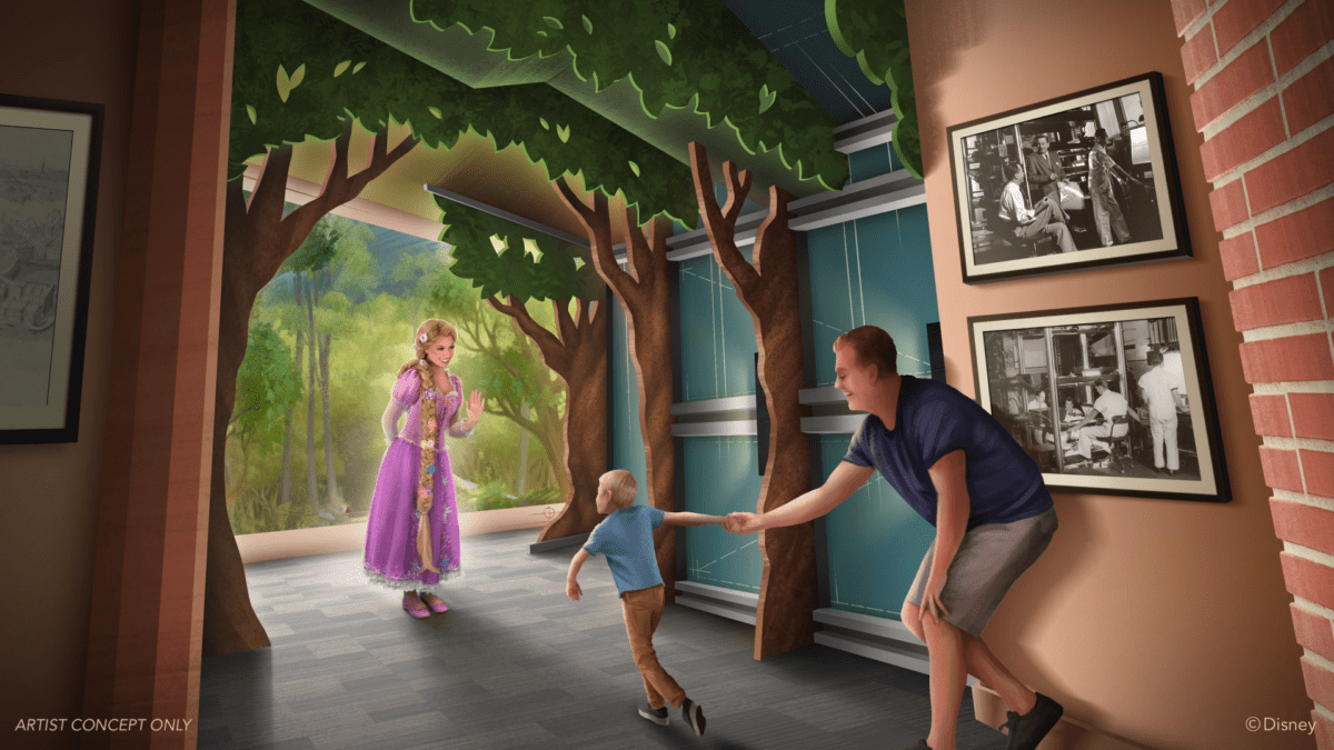 Rapunzel in The Magic of Disney Animation
