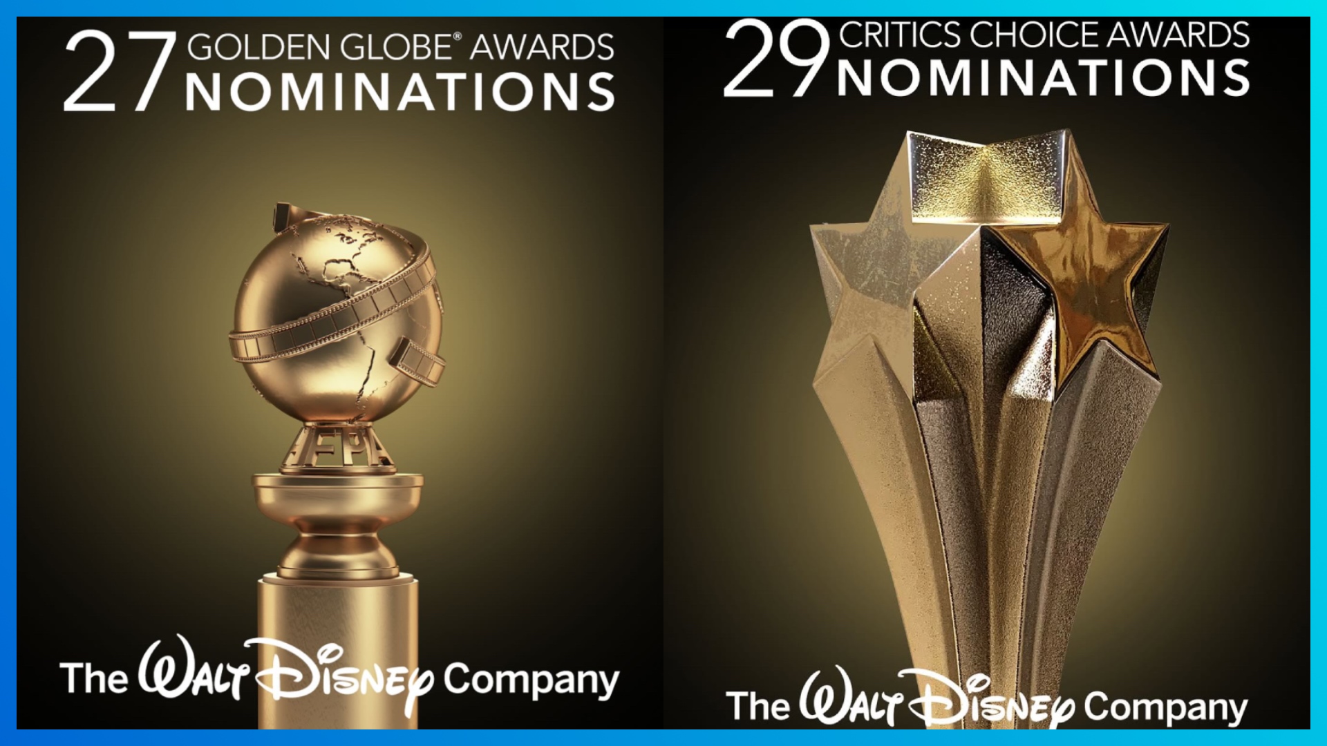 Disney Golden Globe und Critic Choice Awards Nominierungen 2026