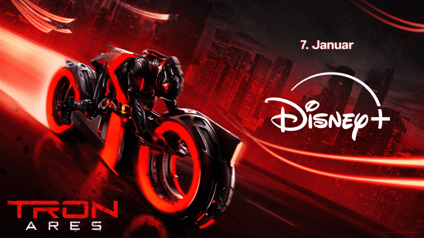 TRON: ARES – Das digitale Abenteuer startet am 7. Januar 2026 auf Disney+