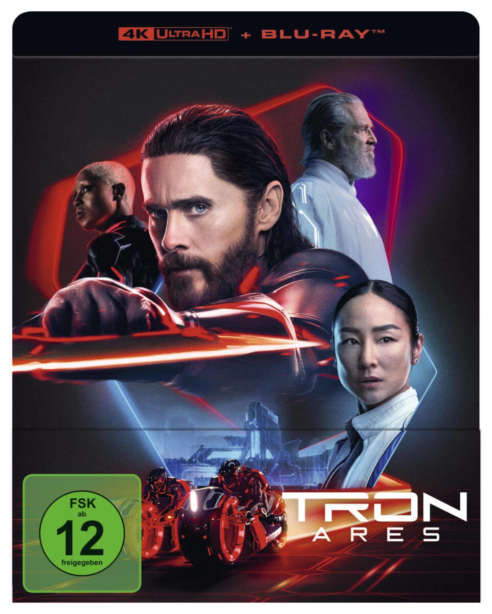 TRON: Ares auf Disney 4K Ultra HD Blu-ray Disc im exklusiven, limitierten Steelbook ab 30. Januar 2026 vorbestellen