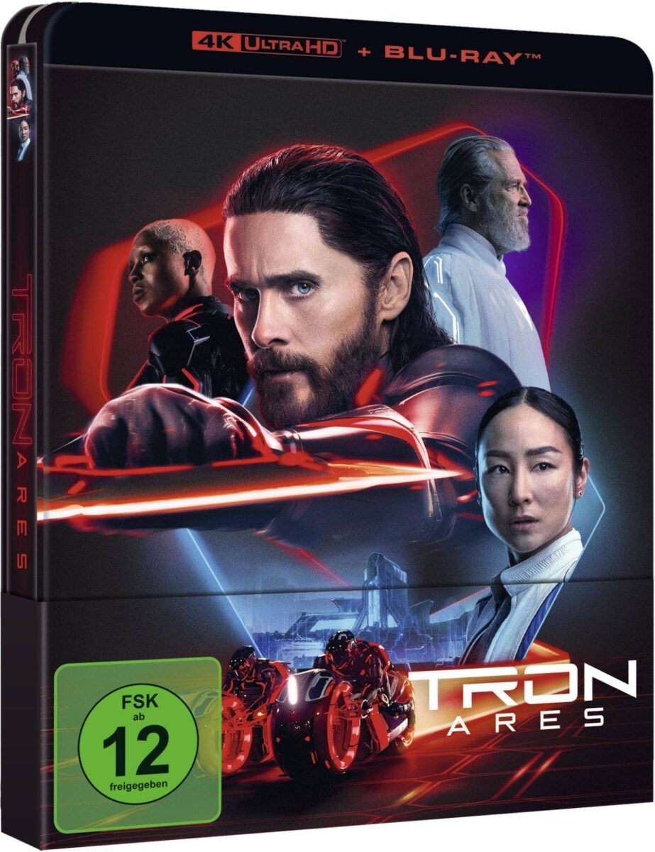 TRON: Ares auf Disney 4K Ultra HD Blu-ray Disc im exklusiven, limitierten Steelbook ab 30. Januar 2026 vorbestellen