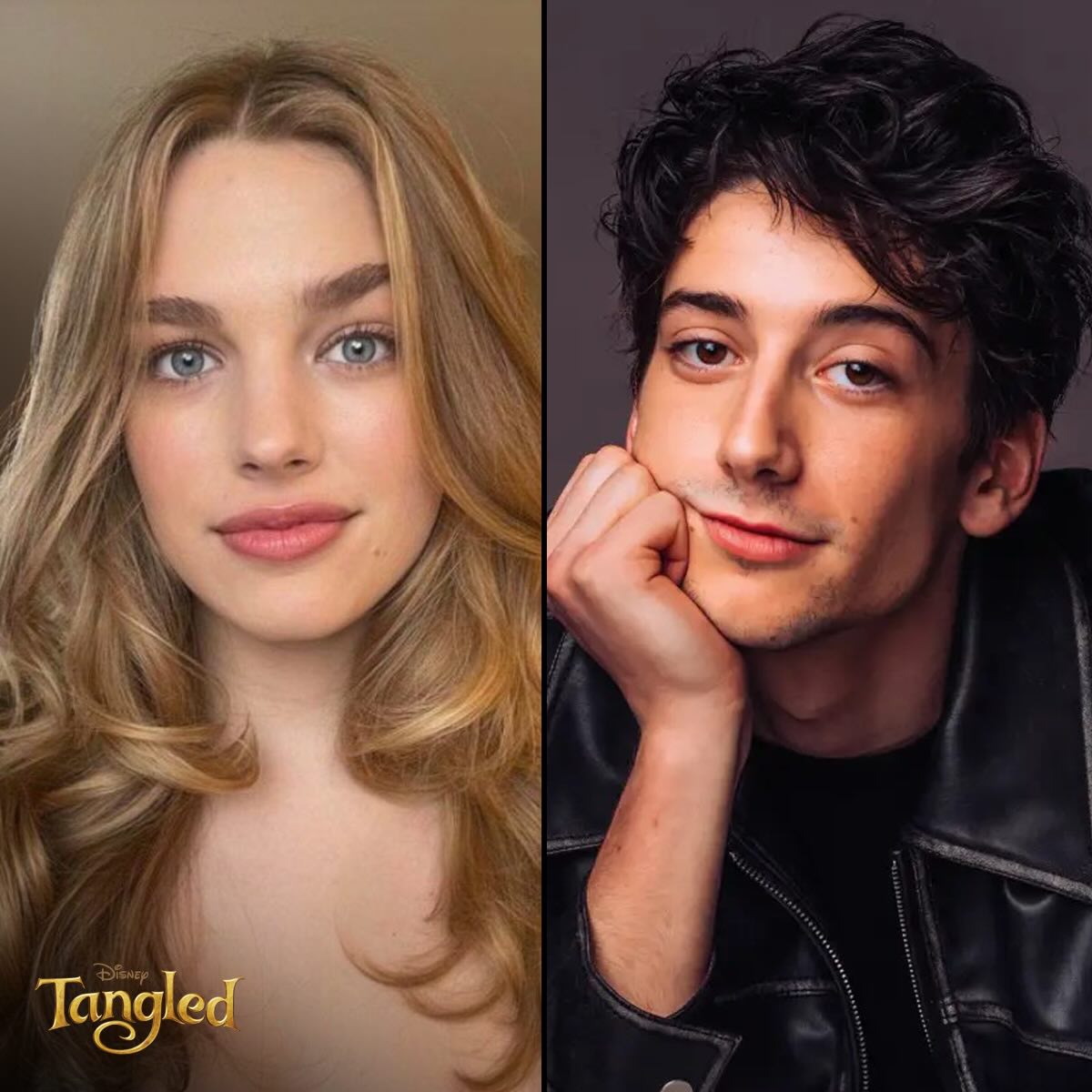 Tegan Croft und Milo Manheim als Rapunzel und Flynn im Live Action Film