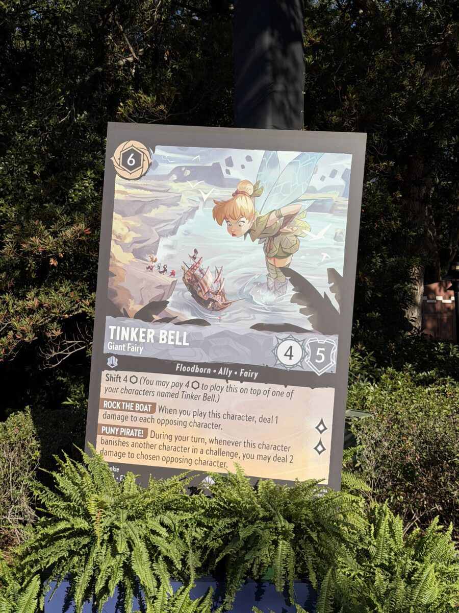 Disney Lorcana TCG Ink & Find Quest zu Epcot's Festival of the Arts 2026 mit Tinker Bell - Giant Fairy
