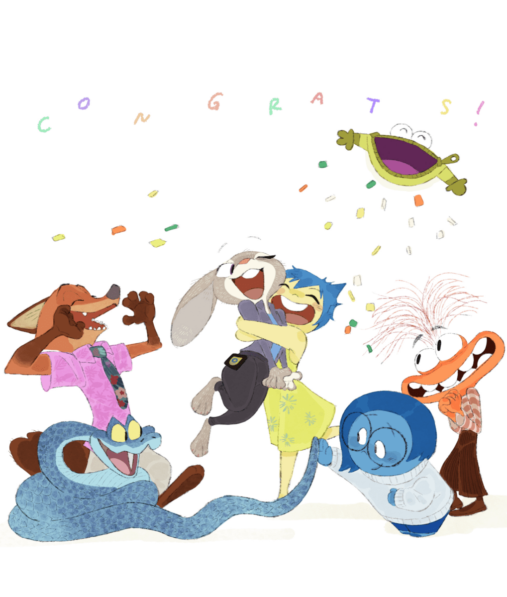 DisneyCentral.de 45 Zootopia 2 Inside Out 2 Congrats