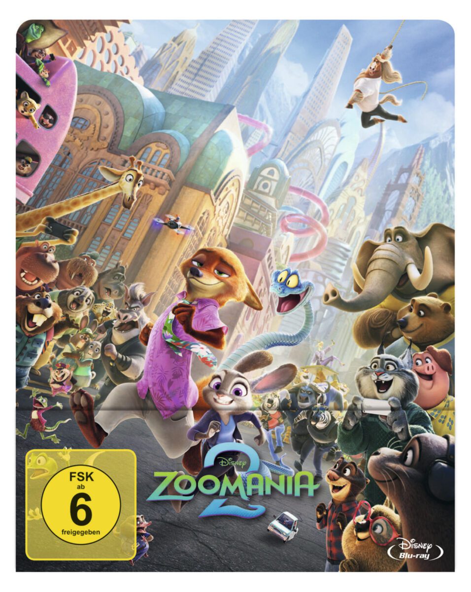 Disney Zoomania 2 auf Blu-ray Disc im limitierten Steelbook