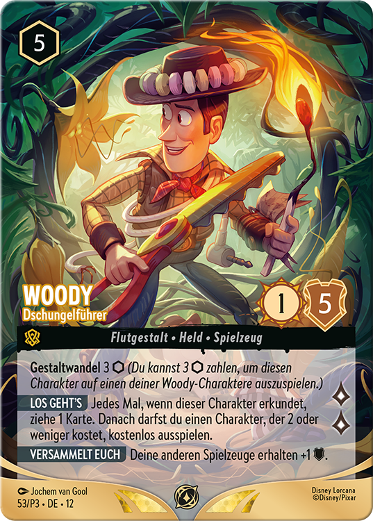 Promo-Karte Woody - Dschungelführer
