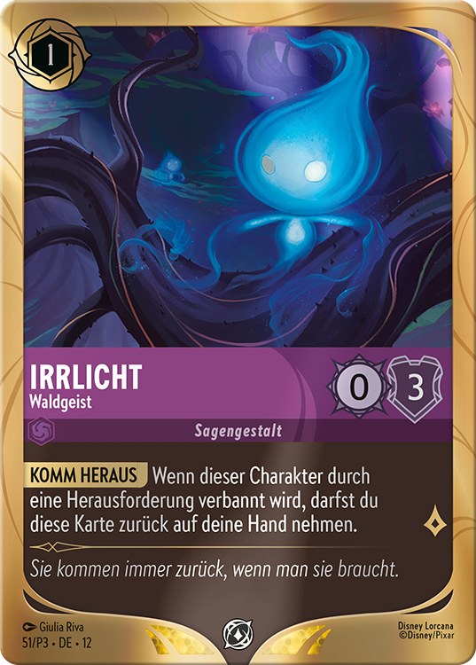 Promo-Karte Irrlicht - Waldgeist
