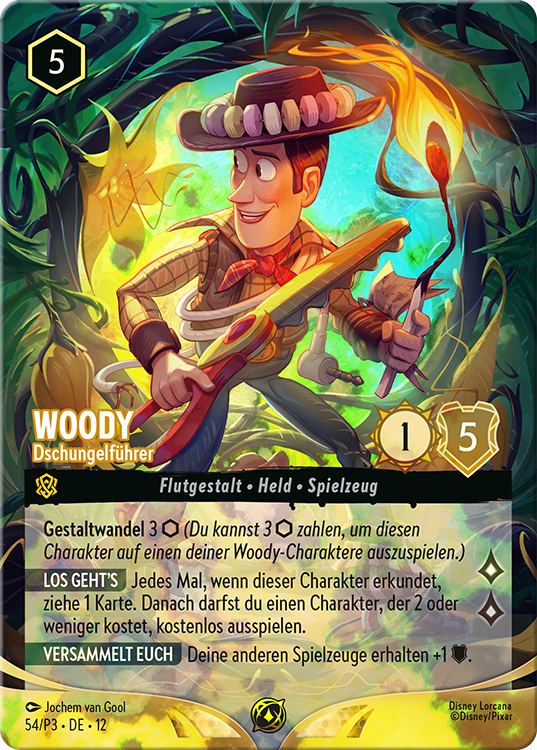 Promo-Karte Woody - Dschungelführer