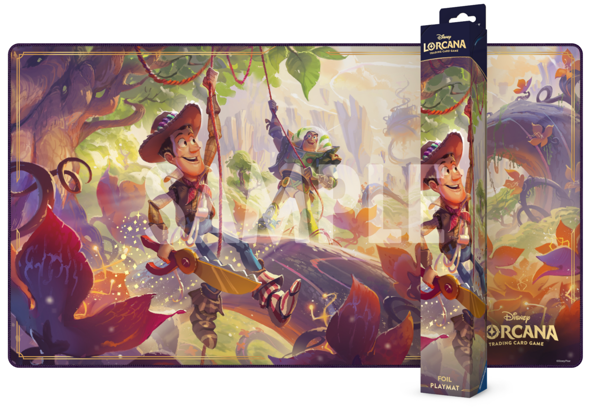 Lorcana Woody und Buzz Spielmatte