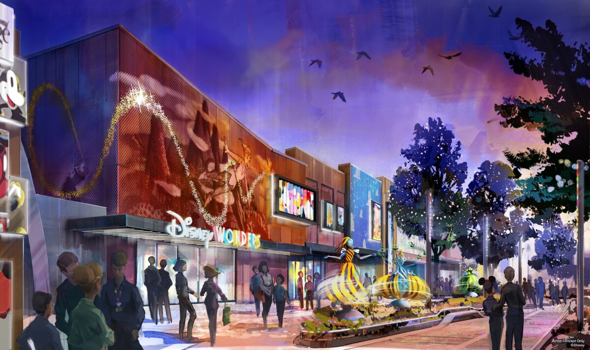 Disneyland Paris Neuigkeiten 2026 - Disney Village Umbau: der neue Disney Wonders Store im neudesignten Shopping und Entertainment-Bereich