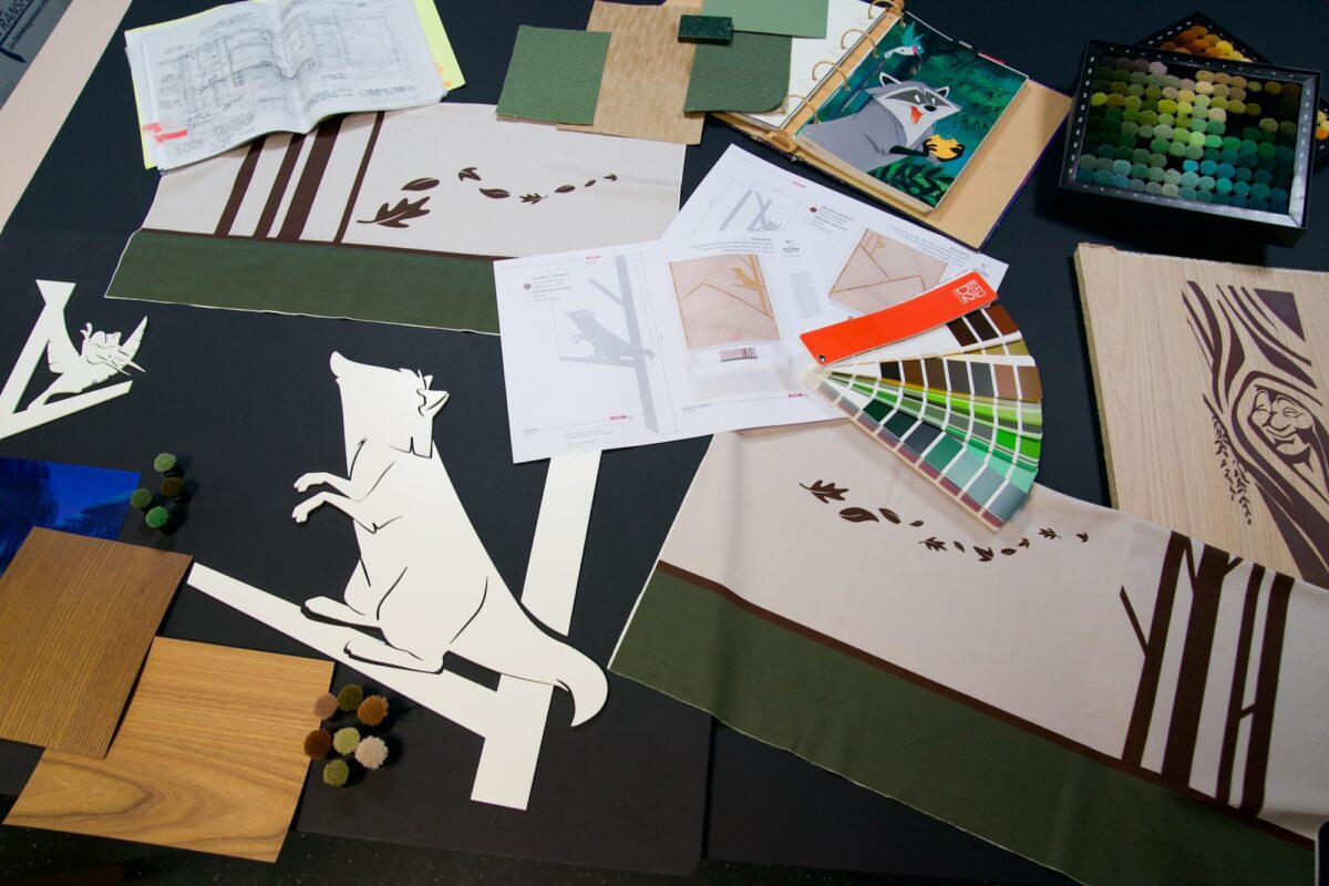 Design-Konzept für die Hotelrenovierung der Disney Sequoia Lodge