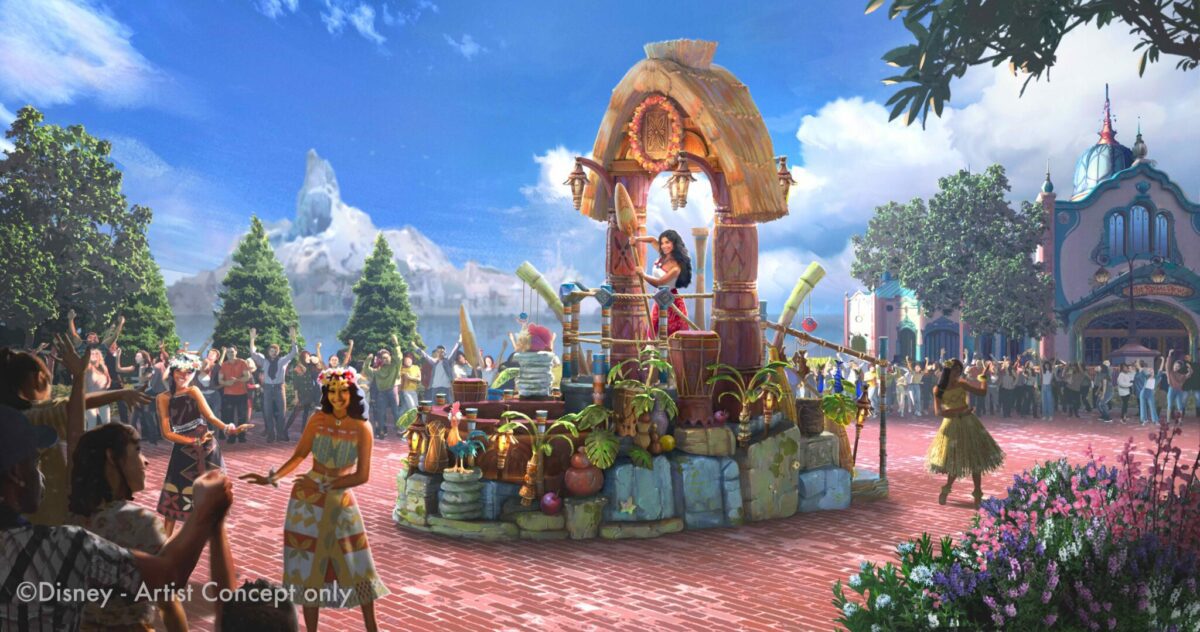 Disneyland Paris Neuigkeiten 2026 - Disney Adventure World Princess Cavalcade mit Vaiana