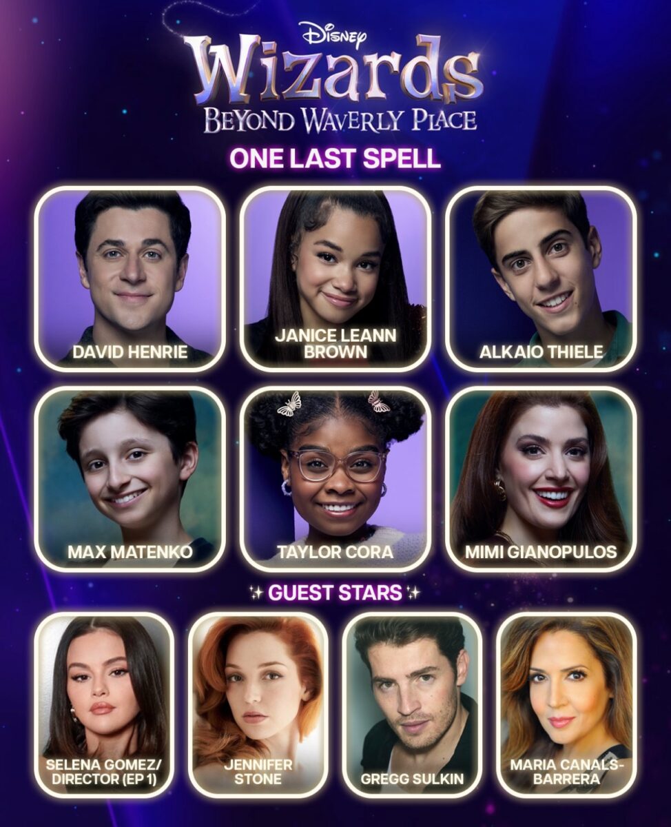 Selena Gomez und der Cast von Die neuen Zauberer vom Waverly Place kündigen das Serienfinale One Last Spell an.