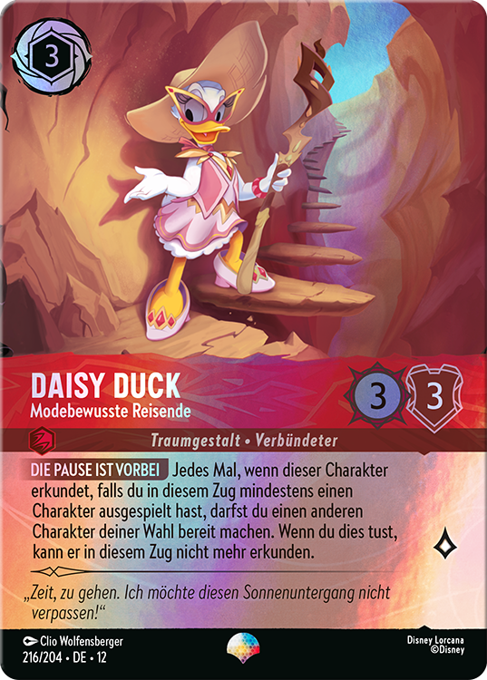 Daisy Duck - Modebewusste Reisende