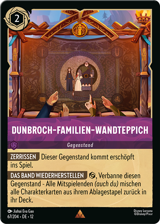 Dunbroch-Familien-Wandteppich